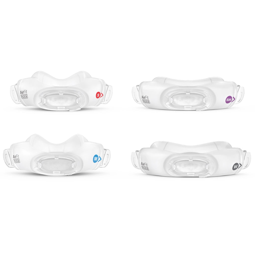AirFit N30i Cushions All Sizes Front View