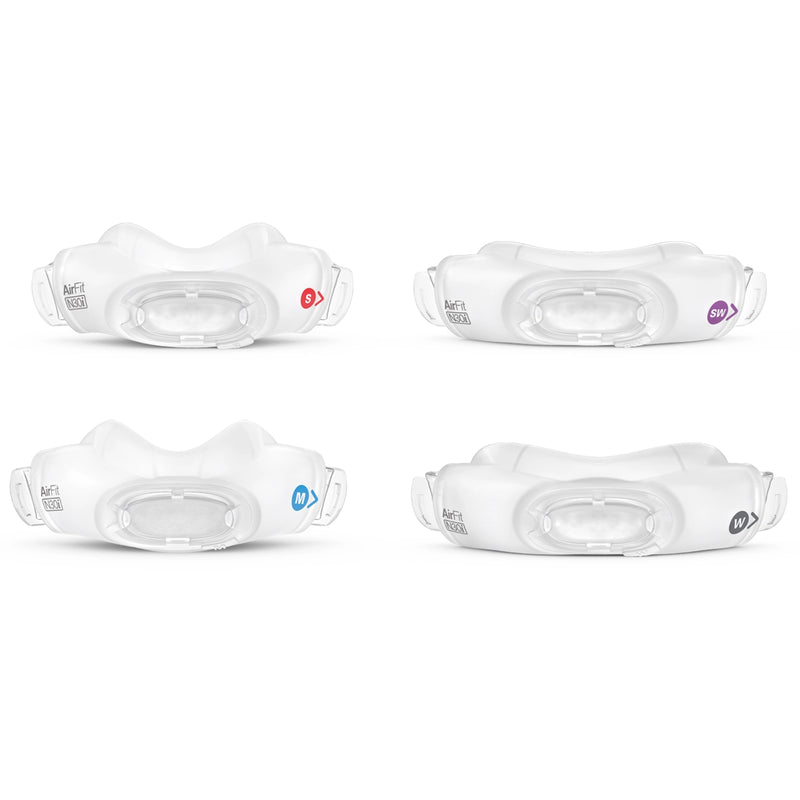 AirFit N30i Cushions All Sizes Front View