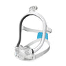 AirTouch F30i CPAP mask with blue cushion on a white background