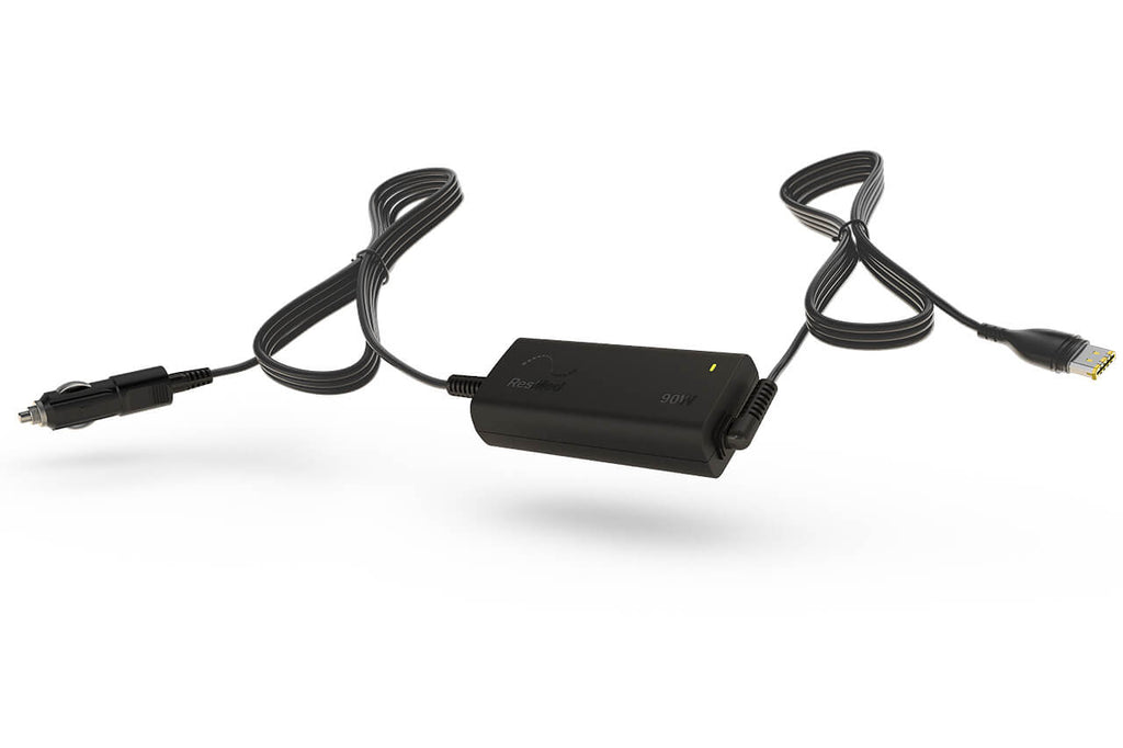 DC Converter for the AirSense 11 from ResMed, floating on white background