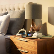 ResMed AirSense 11 CPAP Machine on the bedside table