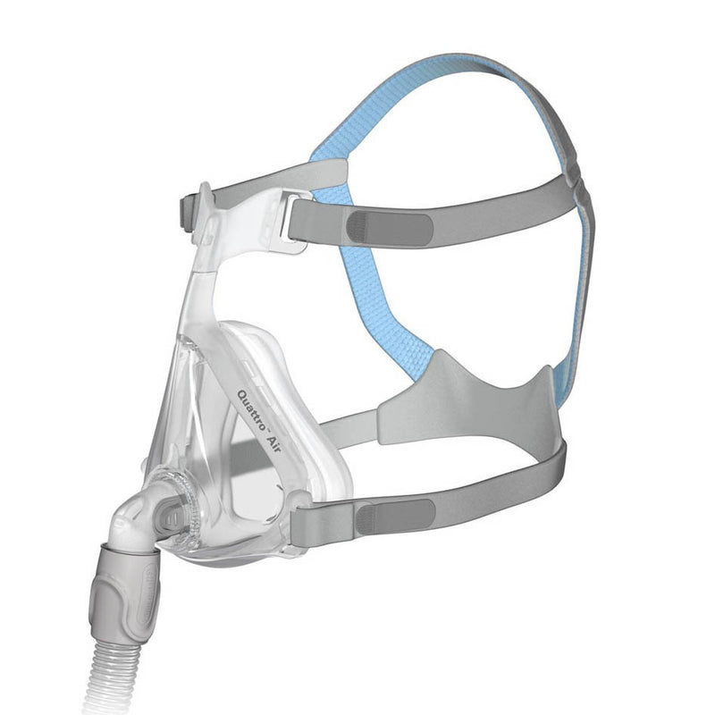 ResMed Quattro Air Full Face CPAP Mask tilted to the left