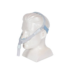 Philips Nuance Nasal Pillows Mask with Gel Frame on portrait statue