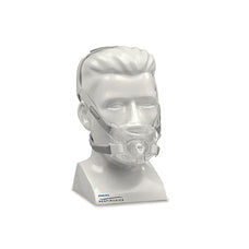 Philips Amara View Full Face CPAP Mask on a portrait statue 