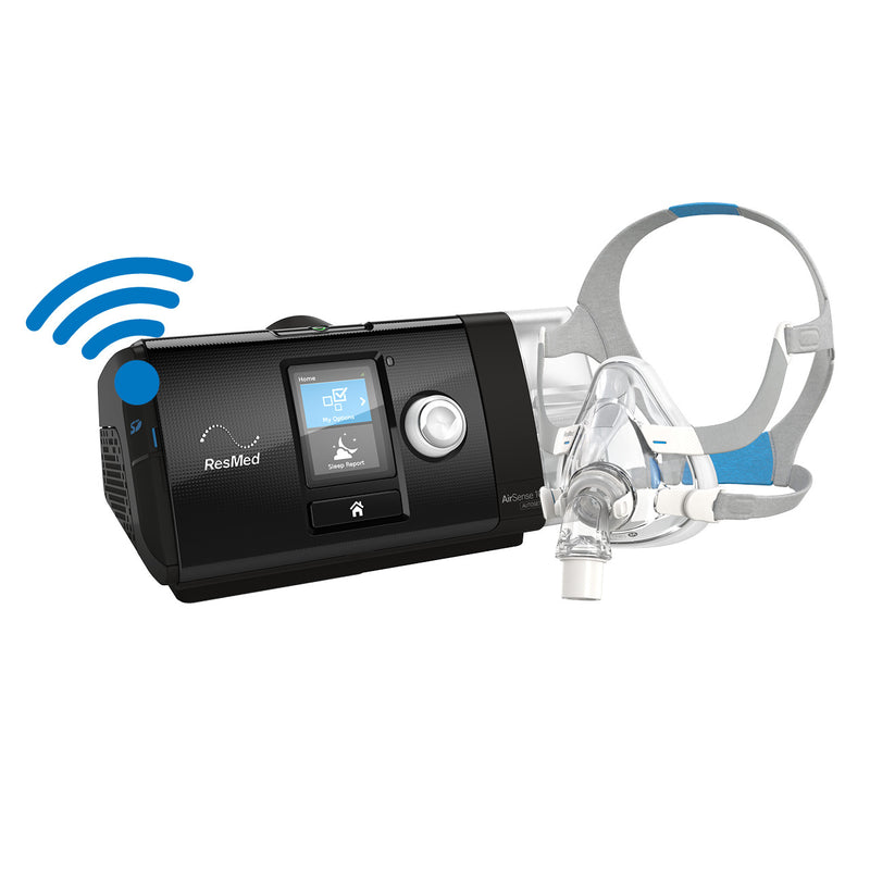 ResMed AirSense 10 and ResMed AirFit F20