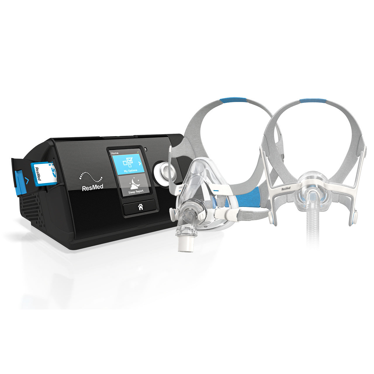 ResMed AirSense 10 AutoSet CPAP Machine & ResMed AirFit F20 Mask & ResMed AirFit N20 Mask