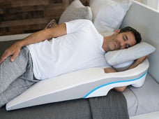Shoulder Relief Pillow in use side view