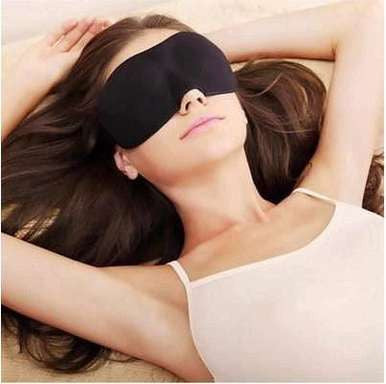 Contoured Eye Mask in use